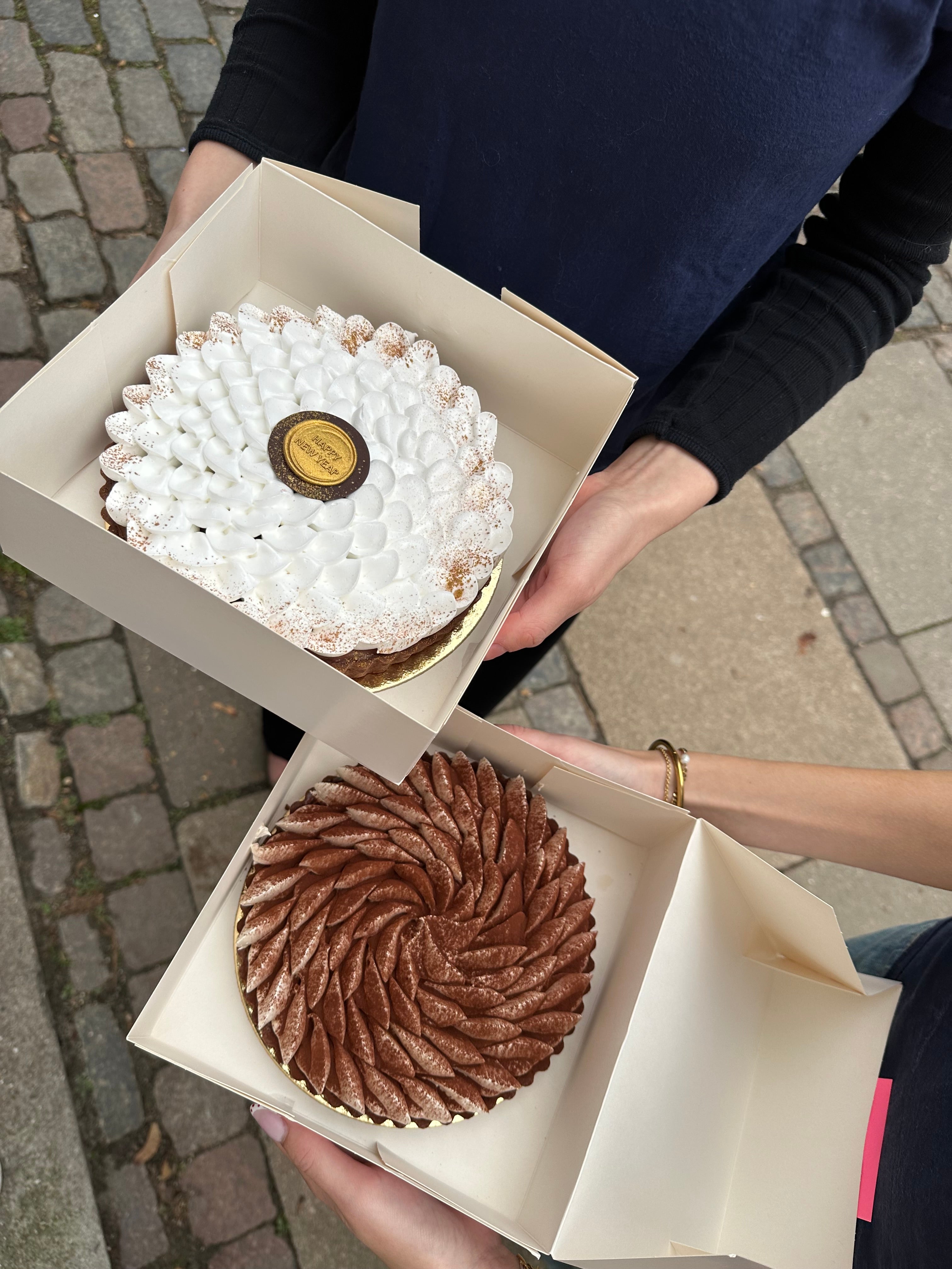 Stor tærte med tiramisu 20 cm Ø