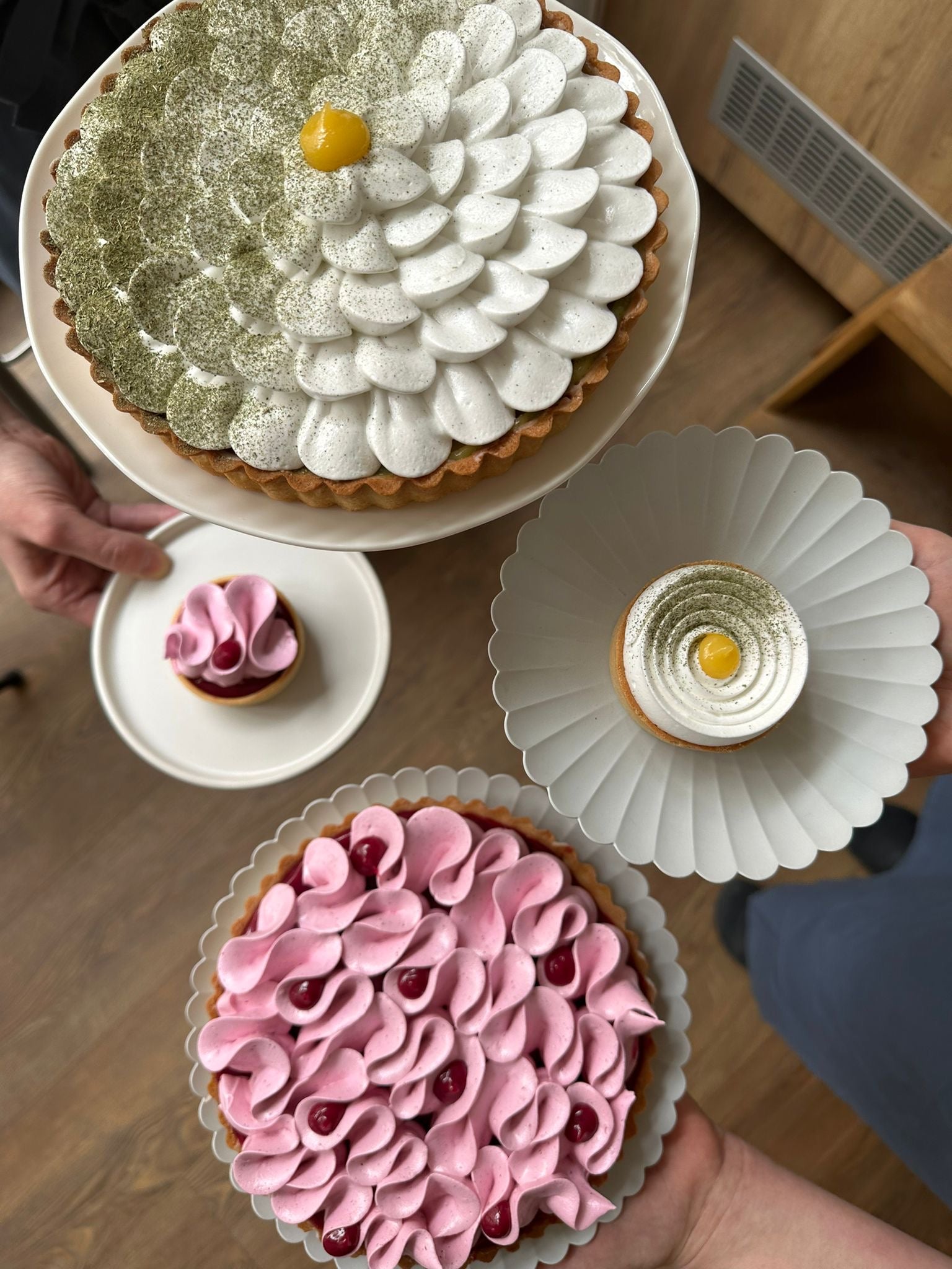 Stor tærte med passionfrugt 20 cm Ø