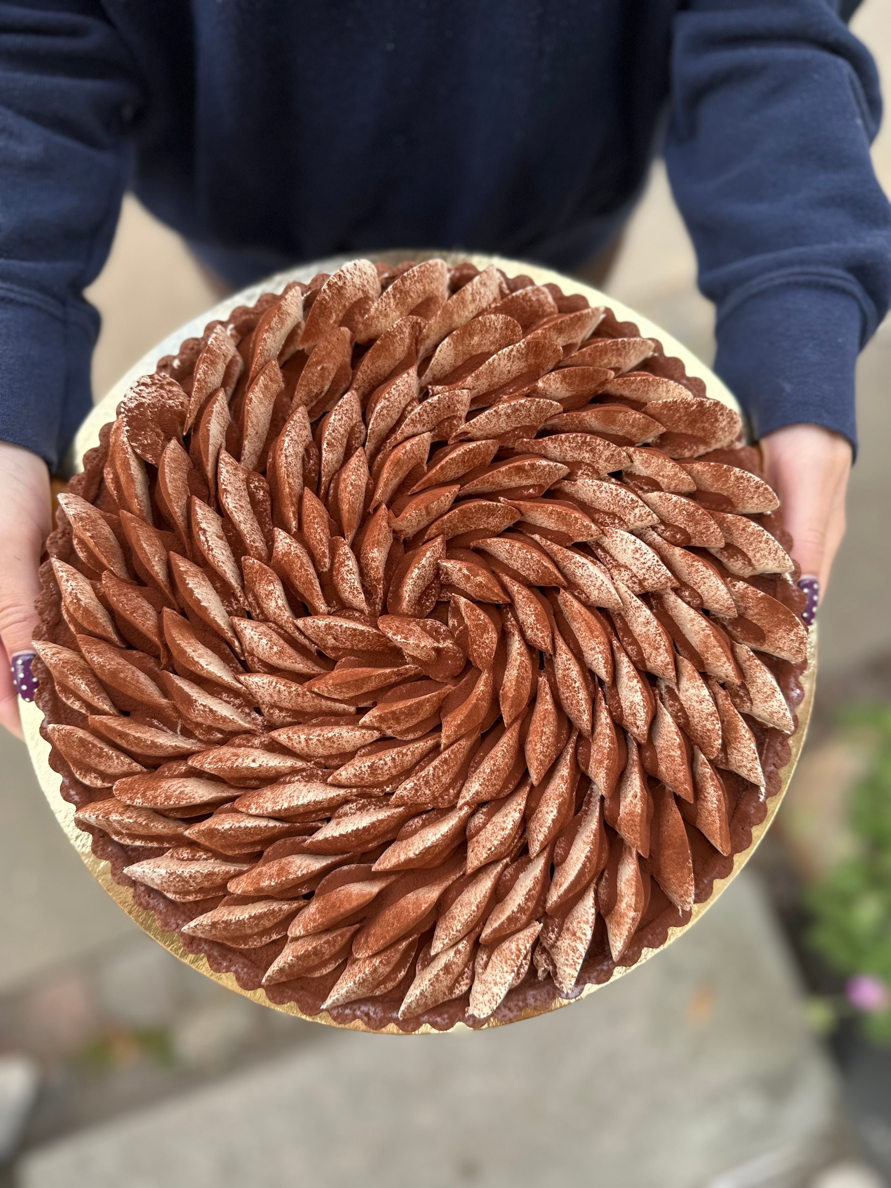 Stor tærte med tiramisu 30cm Ø
